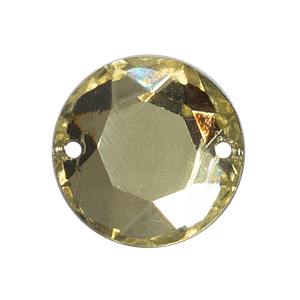 STAR BRIGHT 3202 Simple Round Sew-On Stones 11mm Jonquil (72 Pieces)